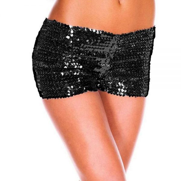 The Best Women Sequins Shiny Shorts Dance Performance Costume Shorts Fashion New Ladies Casual Trouser Mini Beach Bottoms Online - Takalr