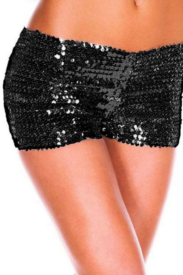 The Best Women Sequins Shiny Shorts Dance Performance Costume Shorts Fashion New Ladies Casual Trouser Mini Beach Bottoms Online - Takalr