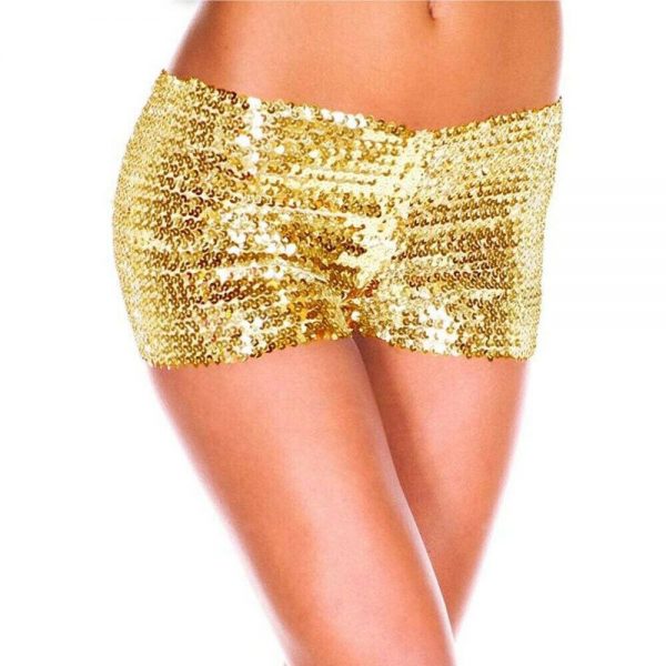 The Best Women Sequins Shiny Shorts Dance Performance Costume Shorts Fashion New Ladies Casual Trouser Mini Beach Bottoms Online - Takalr