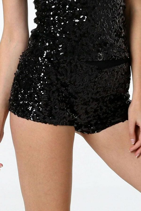 The Best Women Sequins Shiny Shorts Dance Performance Costume Shorts Fashion New Ladies Casual Trouser Mini Beach Bottoms Online - Takalr