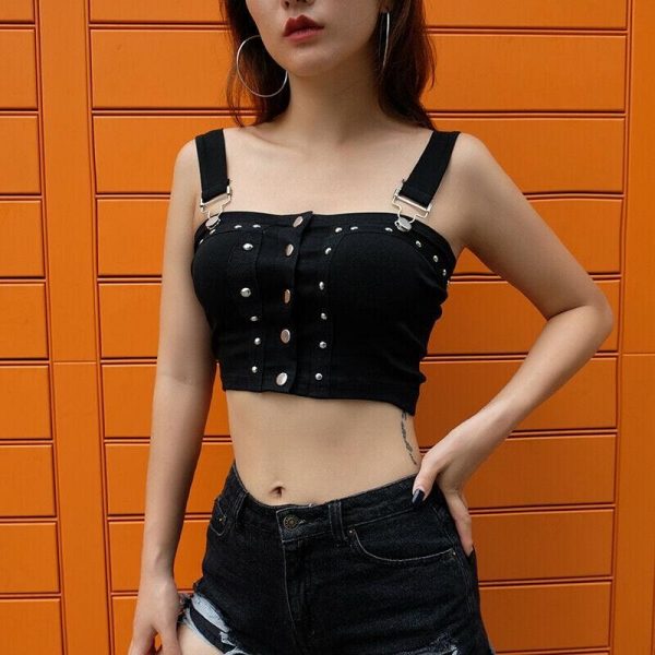 The Best Women Sexy Casual Tank Top Vest Blouse Cool Fashion Ladies Sleeveless Summer Crop Top Shirt Cami Top Streetwear Online - Takalr