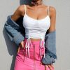 The Best Women Sexy Casual Tank Top Vest Blouse Sleeveless Summer Crop Top Shirt Solid Cotton Cami Top Online - Takalr