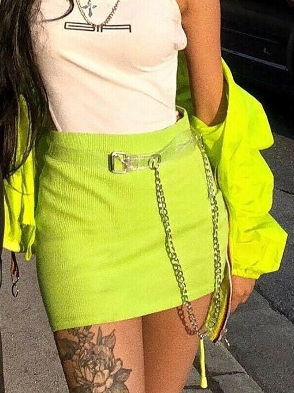 The Best Women Sexy Hip-hop Style Bodycon Bandage Pencil Skirt Fashion Summer Party High Waist Clubwear Mini Sundress Slim Skirt Online - Takalr