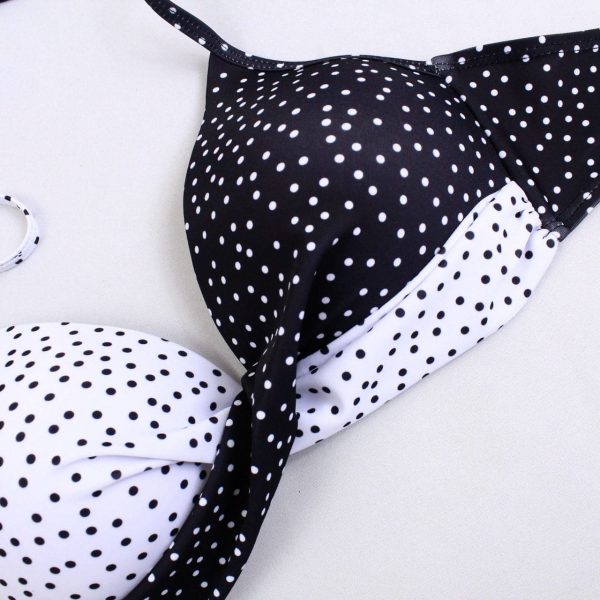 The Best Women Sexy Leaf Polka Dot Bikini Padded Push up Swimwear Hawaii Swimsuit Beachwear Bathing Suit Online - Takalr