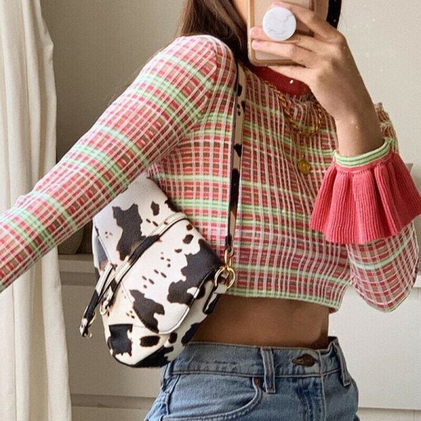 The Best Women Short Tee Shirt Crew Neck Ruffle Long Sleeve Party Crop Tops Ladies Casual Holiday Bandage Wrap Top Shirt Online - Takalr