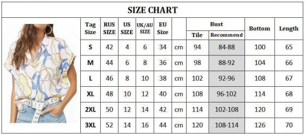 The Best Women Summer Blouse Print  Short Sleeve Chiffon   Shirt Loose Tops Online - Takalr