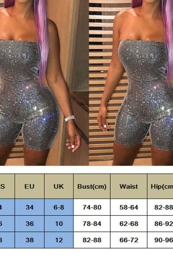 The Best Women Summer Bodycon Playsuit Ladies Off Shoulder Party Casual Jumpsuit Romper Clubwear Shorts Trousers Online - Takalr