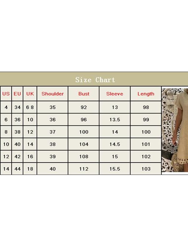 The Best Women Summer Boho Short Sleeve Dress Solid V Neck Beach Loose Tops Dresses Online - Takalr