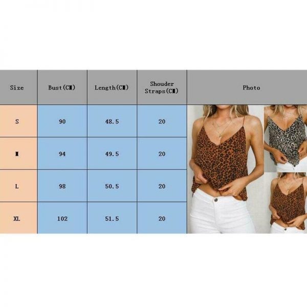 The Best Women Summer Leopard Strappy Vest Top Ladies Fashion Camisole Sleeveless Shirt Blouse Casual Tank Tops Online - Takalr