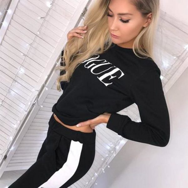 The Best Women Sweatshirts Ladies Casual VOGUE Print Slouch Pullover Jumper Daily Tops Online - Takalr