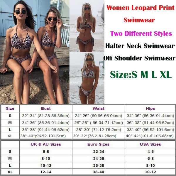 The Best Women Swimming Costume Backless Leopard Swimsuit Monokini Swimwear Beachwear Online - Takalr