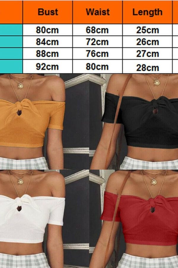 The Best Women Tops Casual Solid Off Shoulder Crop Tops Ladies Sleeveless Summer Cami Bustier Vest Shirt Holiday Clothes Online - Takalr