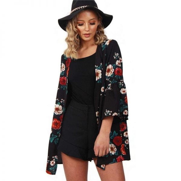 The Best Women Tops Floral Print Blouse Shirt Online - Takalr