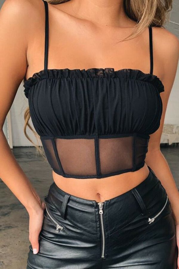 The Best Women Tops Summer Top Cropped Tank Top Women Blouse Online - Takalr