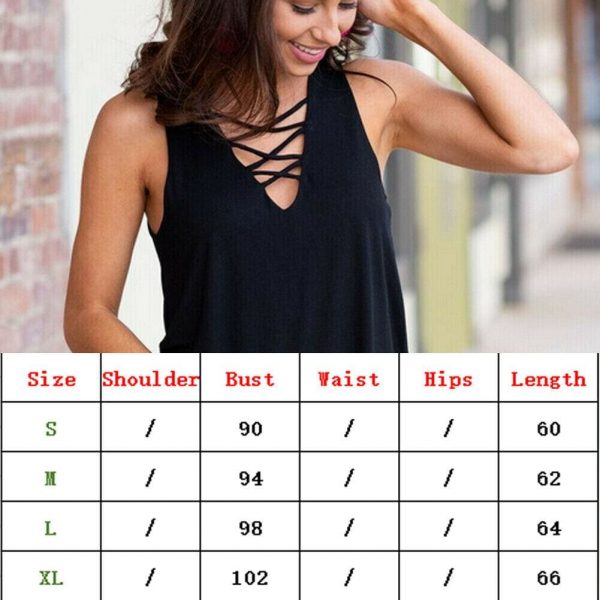 The Best Women Vest Sleeveless Loose Camisole Ladies Solid Tank Tops Blouse Shirt Summer Clothes Online - Takalr