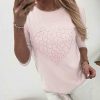 The Best Women's Autumn Long Sleeve Round Neck Pullover Blouse Shirt Ladies Casual Heart Print Tops Outwear Streetwear Online - Takalr