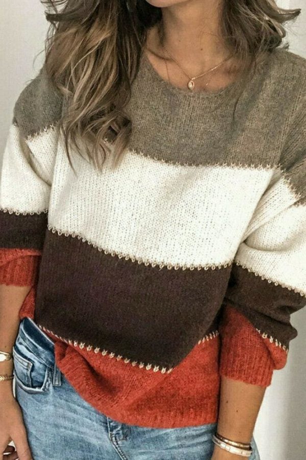 The Best Women's Autumn Winter Warm Fluffy Sweater Tops Ladies Long Sleeve Casual Loose Jumper Sweatshirt Pullover Blouse Top Online - Takalr