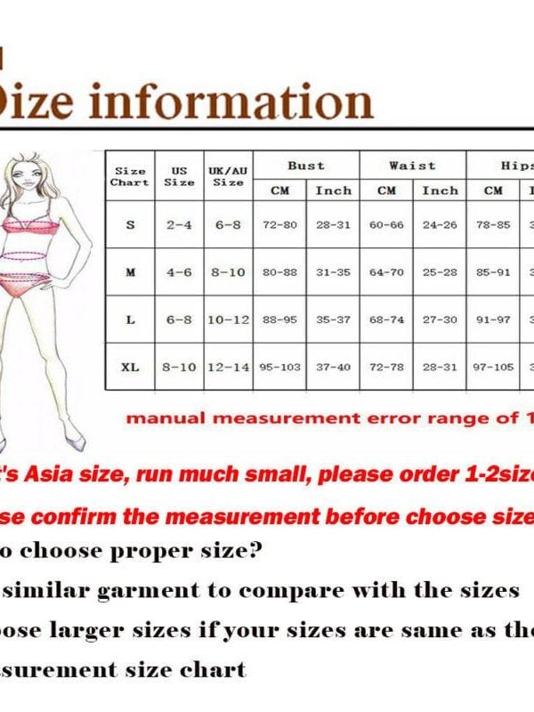 The Best Women's Bikini One-Piece Set Push Up Monokini Swimwear Bandage Swimming Costume Online - Takalr