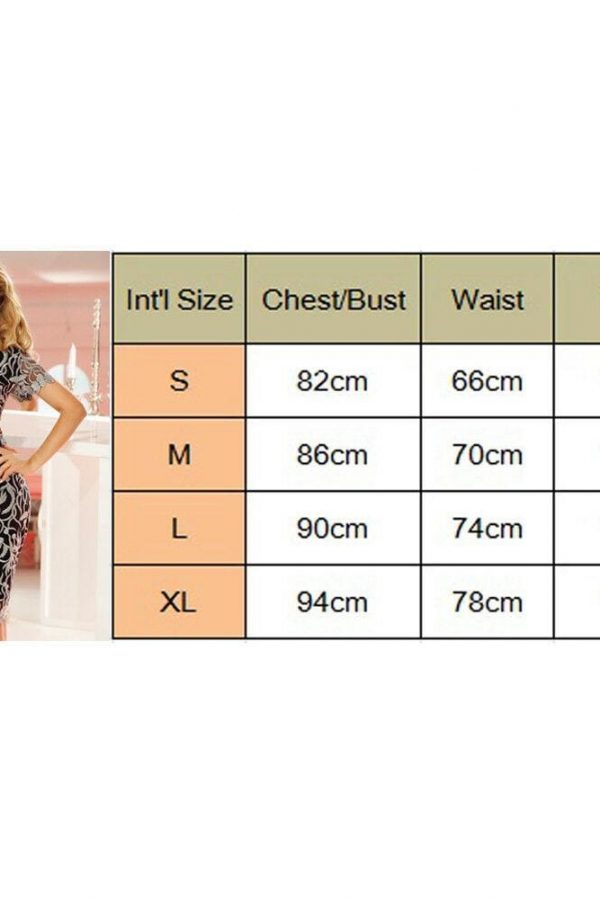 The Best Women's Bodycon Lace Short Sleeve V Neck Evening Party Dress Elegant Ladies Slim Midi Dress Online - Takalr