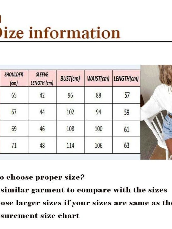 The Best Women's Casual Long Sleeve Baggy Sweatshirts Pullover Tops Jumper Autumn Winter Warm Casual Knitwear Outwear Online - Takalr