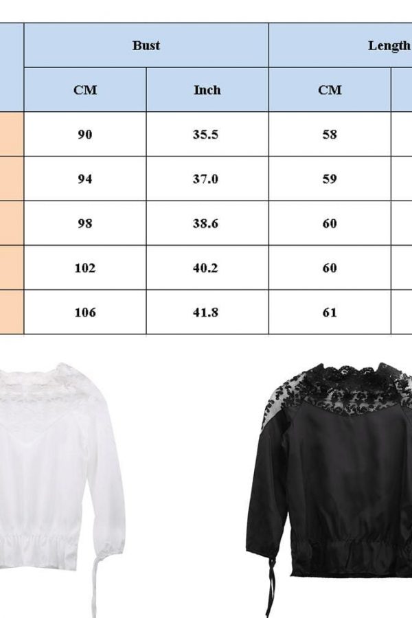 The Best Women's Chiffon Lace Blouse Ladies Casual Summer 3/4 Sleeve Loose Tops Solid Blouse Elegant Lady Office Tops Online - Takalr