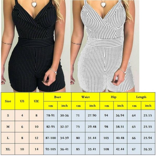 The Best Women's Jumpsuit Sexy Ladies Boho Playsuit Summer Beach Casual Bodycon Online - Takalr