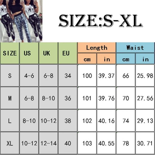 The Best Women's Leopard Print Pants Slim Trousers Skinny Fashion Pants Elastic High Waist Pants Sweatpants Online - Takalr