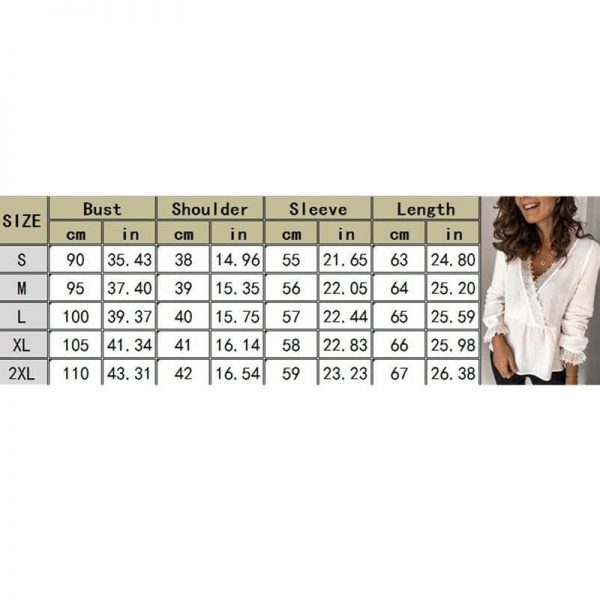 The Best Women's Long Sleeve V-neck Tops Shirt Ladies Casual Solid Loose Basic Blouse Shirt Tee Online - Takalr