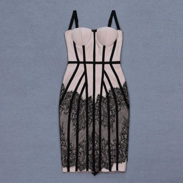 The Best Women's Sling Lace Bandage Dress Online - Takalr