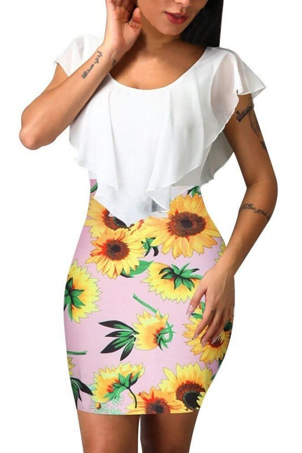 The Best Womens summer dress fashion Sleeveless O-Neck women Vintage dresses Online - Source Silk