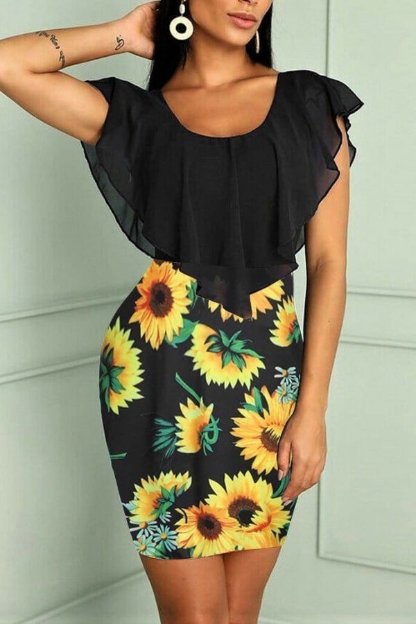 The Best Womens summer dress fashion Sleeveless O-Neck women Vintage dresses Online - Source Silk