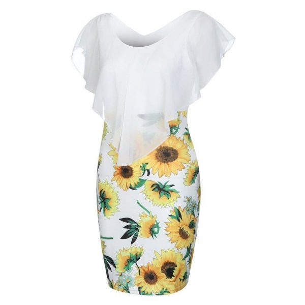 The Best Womens summer dress fashion Sleeveless O-Neck women Vintage dresses Online - Source Silk