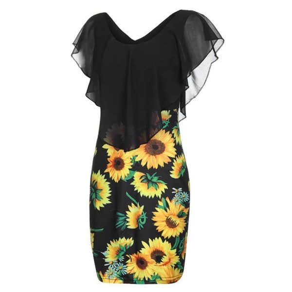 The Best Womens summer dress fashion Sleeveless O-Neck women Vintage dresses Online - Source Silk