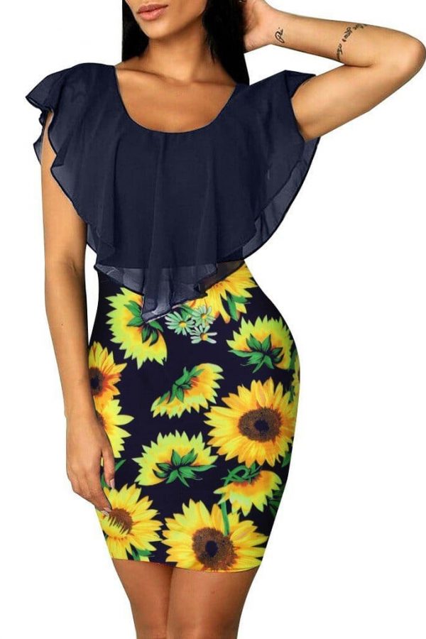 The Best Womens summer dress fashion Sleeveless O-Neck women Vintage dresses Online - Source Silk