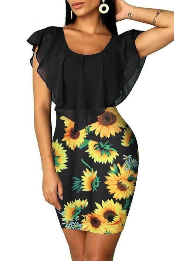 The Best Womens summer dress fashion Sleeveless O-Neck women Vintage dresses Online - Source Silk