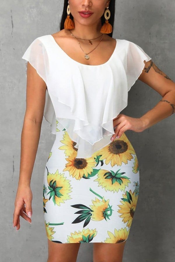 The Best Womens summer dress fashion Sleeveless O-Neck women Vintage dresses Online - Source Silk