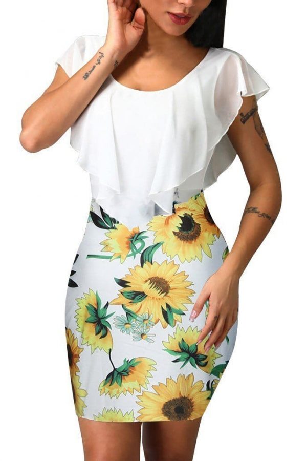 The Best Womens summer dress fashion Sleeveless O-Neck women Vintage dresses Online - Source Silk