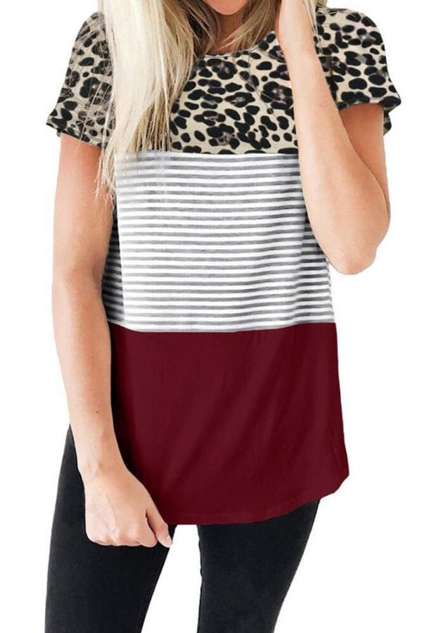 The Best Women's Tee Shirt Short Sleeve Loose Jumper Summer Casual Top Online - Takalr