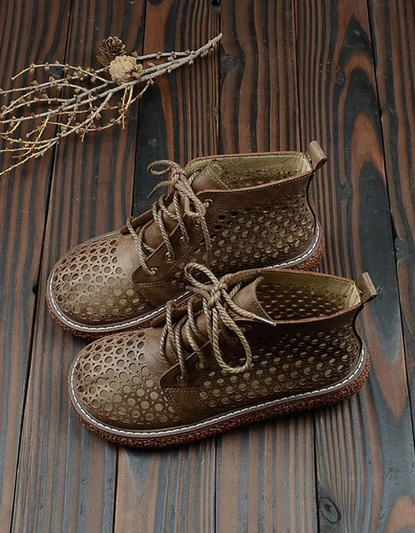 Summer Breathable Platform Boots Women Sandals
