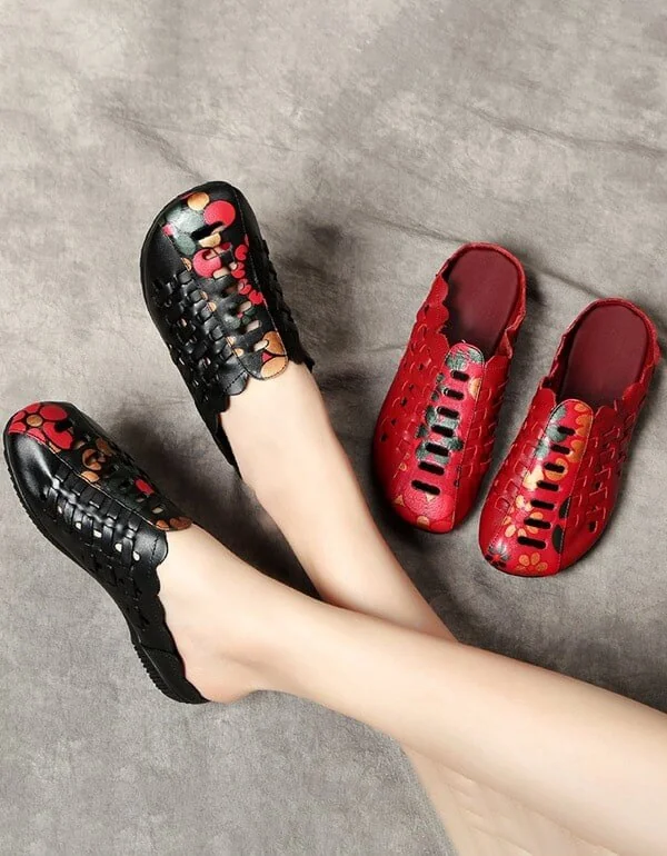Printed Retro Ethnic Slippers Women Sandals - Image 2